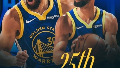 里程碑！库里生涯命中数超越杰里·韦斯特 上升至NBA历史第25位